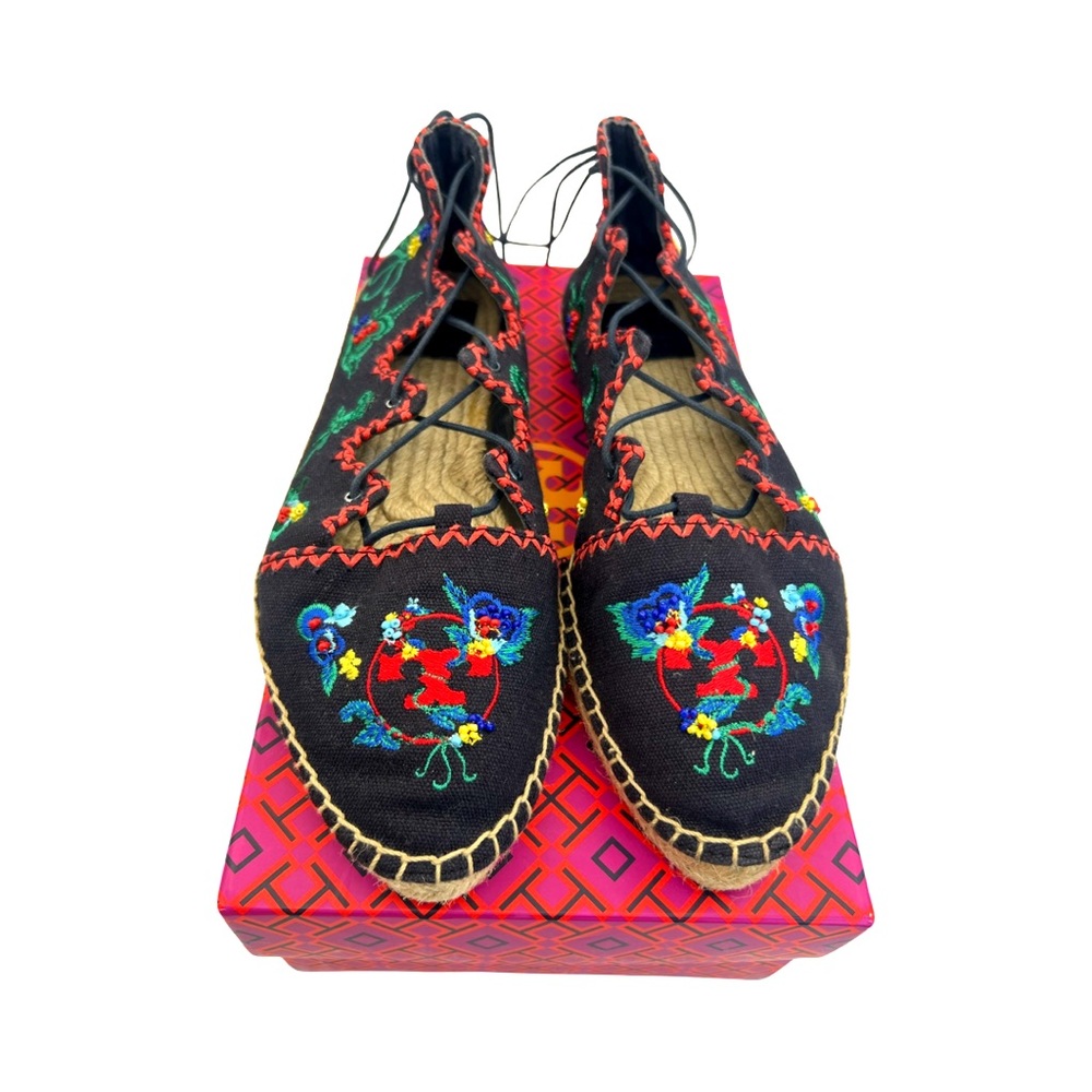 Tory Burch Sonoma Embroidered Espadrilles